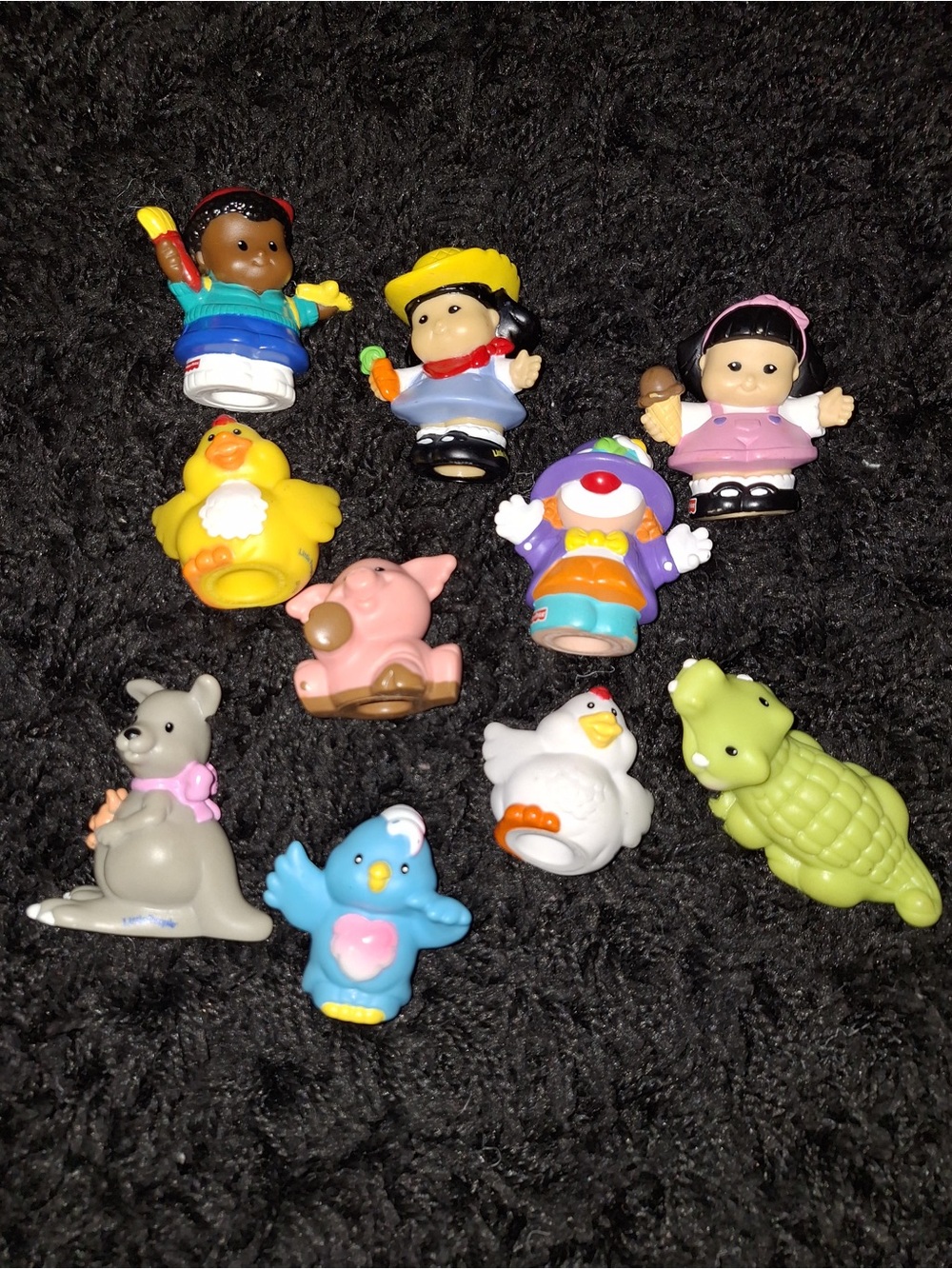 Fisher-Style Assorted Kids Figurine Playset – Multicolor Characters